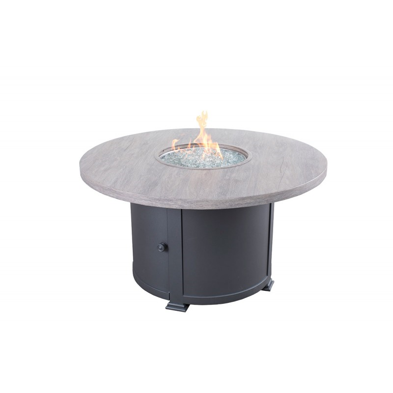 Faux Wood Fire Table