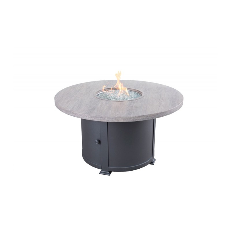 Faux Wood Fire Table
