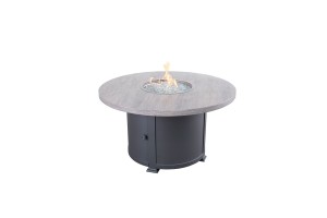Faux Wood Rd Fire Table